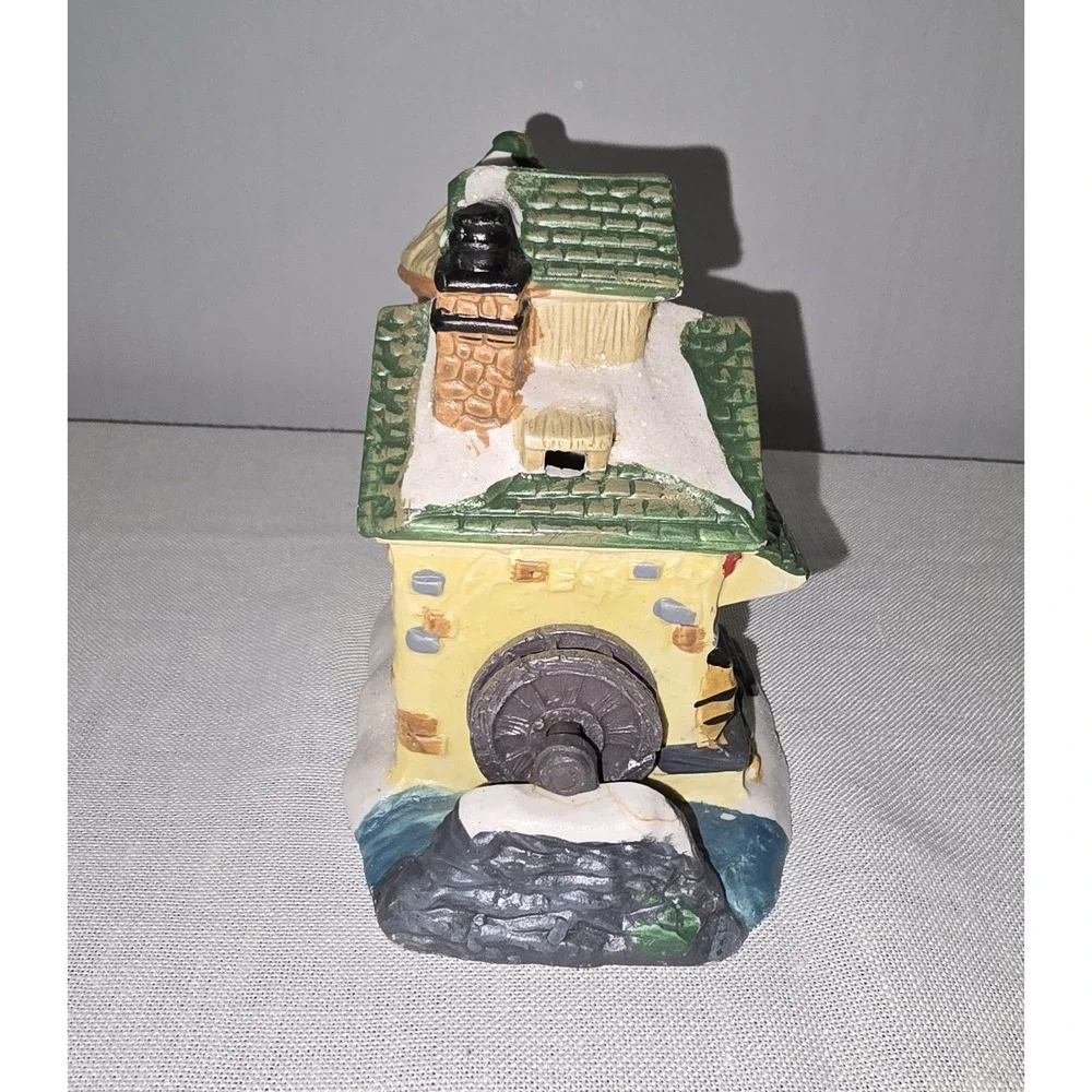 Vintage Cobblestone Corners Christmas Village Mill House 2004 Windham Heights